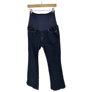 Gap 1969 Sexy Boot Maternity Jeans Dark Wash Size 30/10